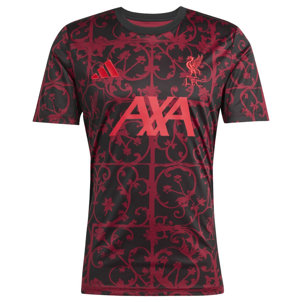 Liverpool 2025/26 AEROREADY Pre-Match Top - Adidas Black