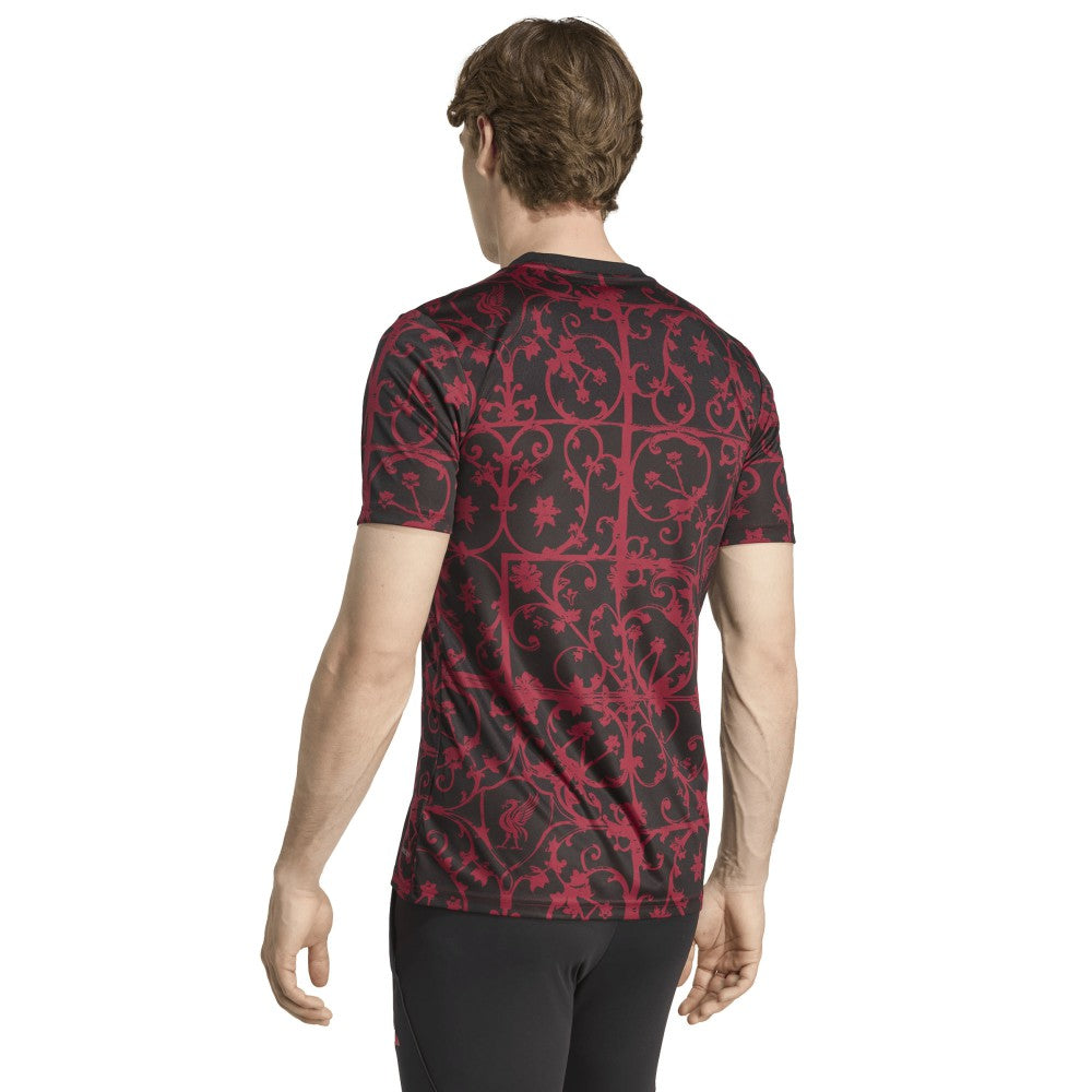 Liverpool 2025/26 AEROREADY Pre-Match Top - Adidas Black