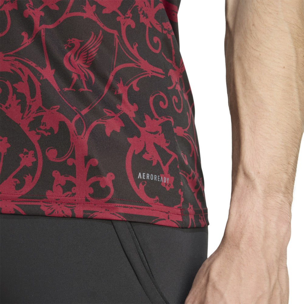 Liverpool 2025/26 AEROREADY Pre-Match Top - Adidas Black