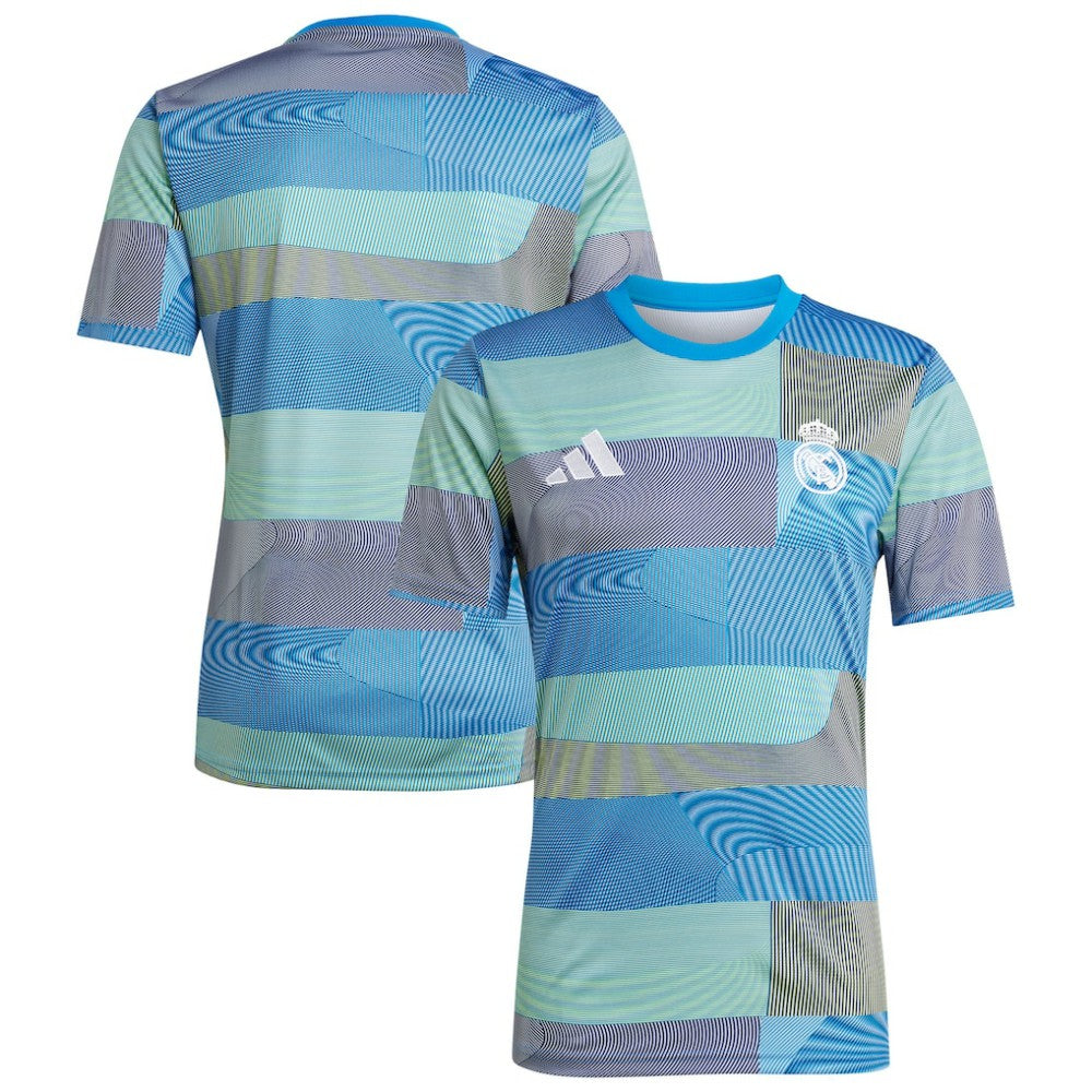 Real Madrid 2025/26 AEROREADY Pre-Match Top - Adidas Blue