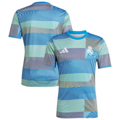 Real Madrid 2025/26 AEROREADY Pre-Match Top - Adidas Blue