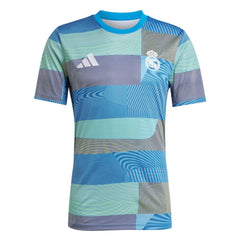 Real Madrid 2025/26 AEROREADY Pre-Match Top - Adidas Blue