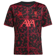 Liverpool Youth 2025/26 Pre-Match AEROREADY Top - Adidas Black