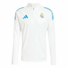 Real Madrid 2025/26 AEROREADY Raglan Quarter-Zip Training Top - Adidas White