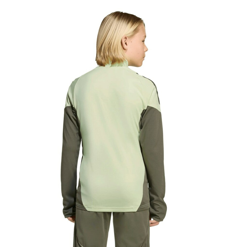 Real Madrid Youth 2025/26 Training AEROREADY Quarter-Zip Pullover - Adidas Green