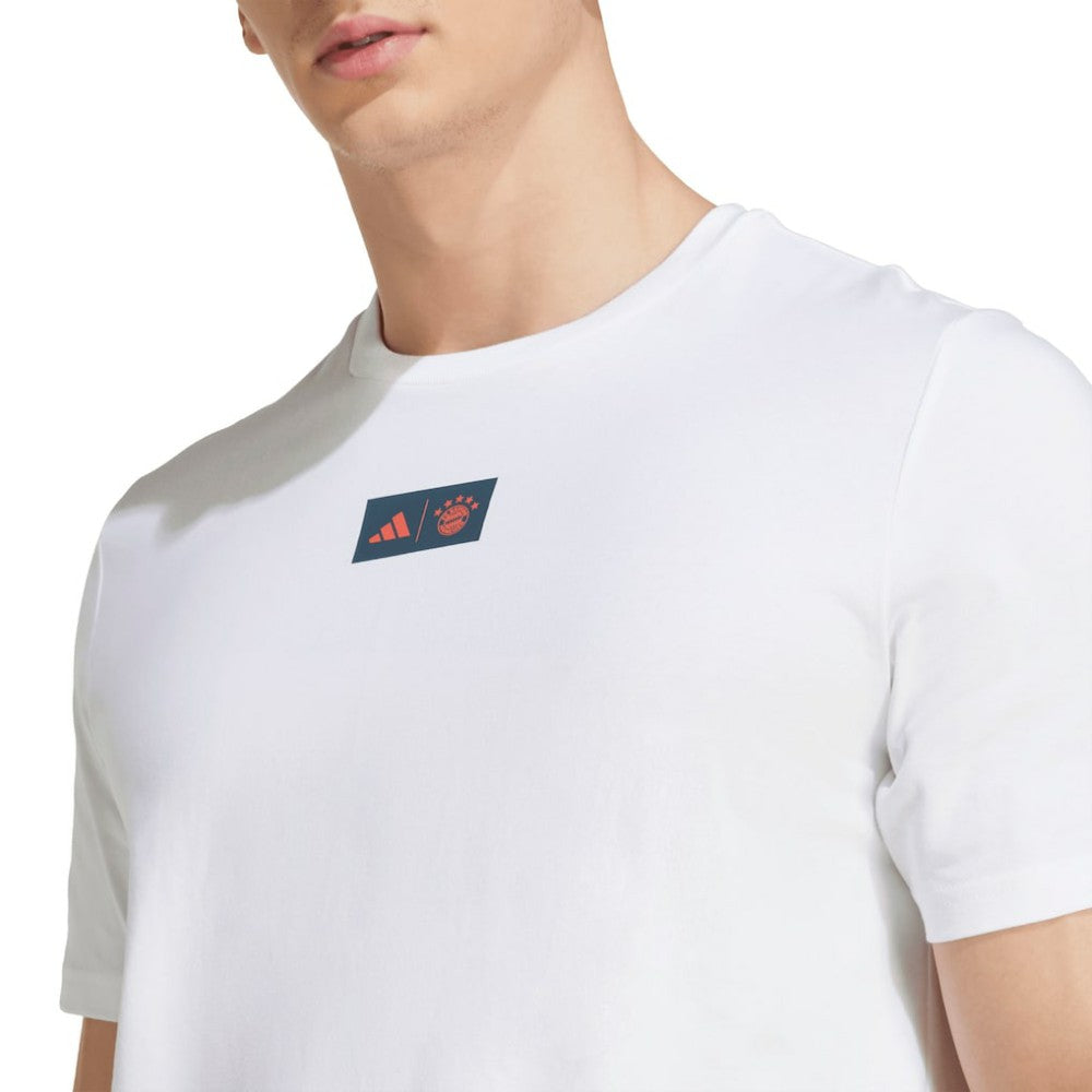 Bayern Munich Jersey Hook T-Shirt - Adidas White