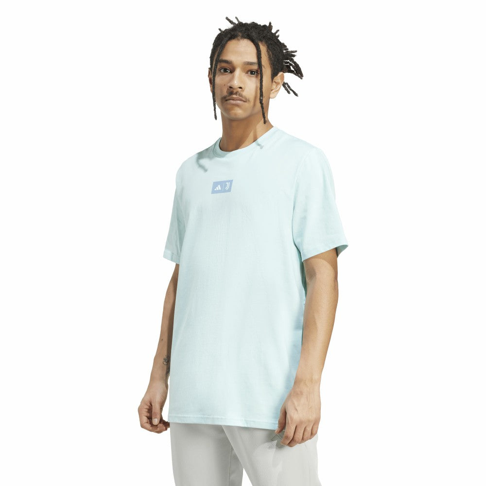 Juventus Jersey Hook T-Shirt - Adidas Aqua
