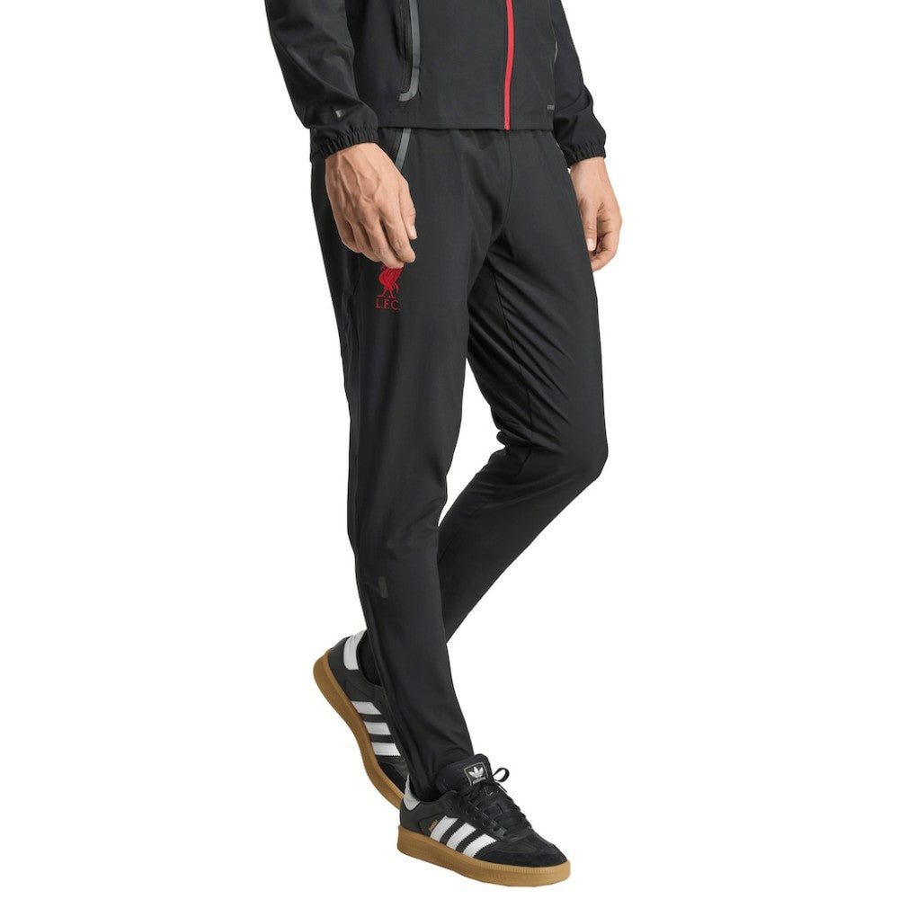 Liverpool 2025/26 Tiro Vis Tech Travel Pants - Adidas Black