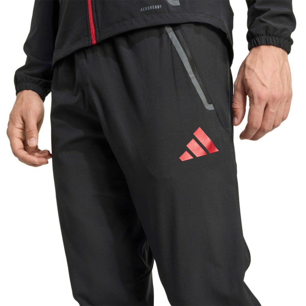 Liverpool 2025/26 Tiro Vis Tech Travel Pants - Adidas Black