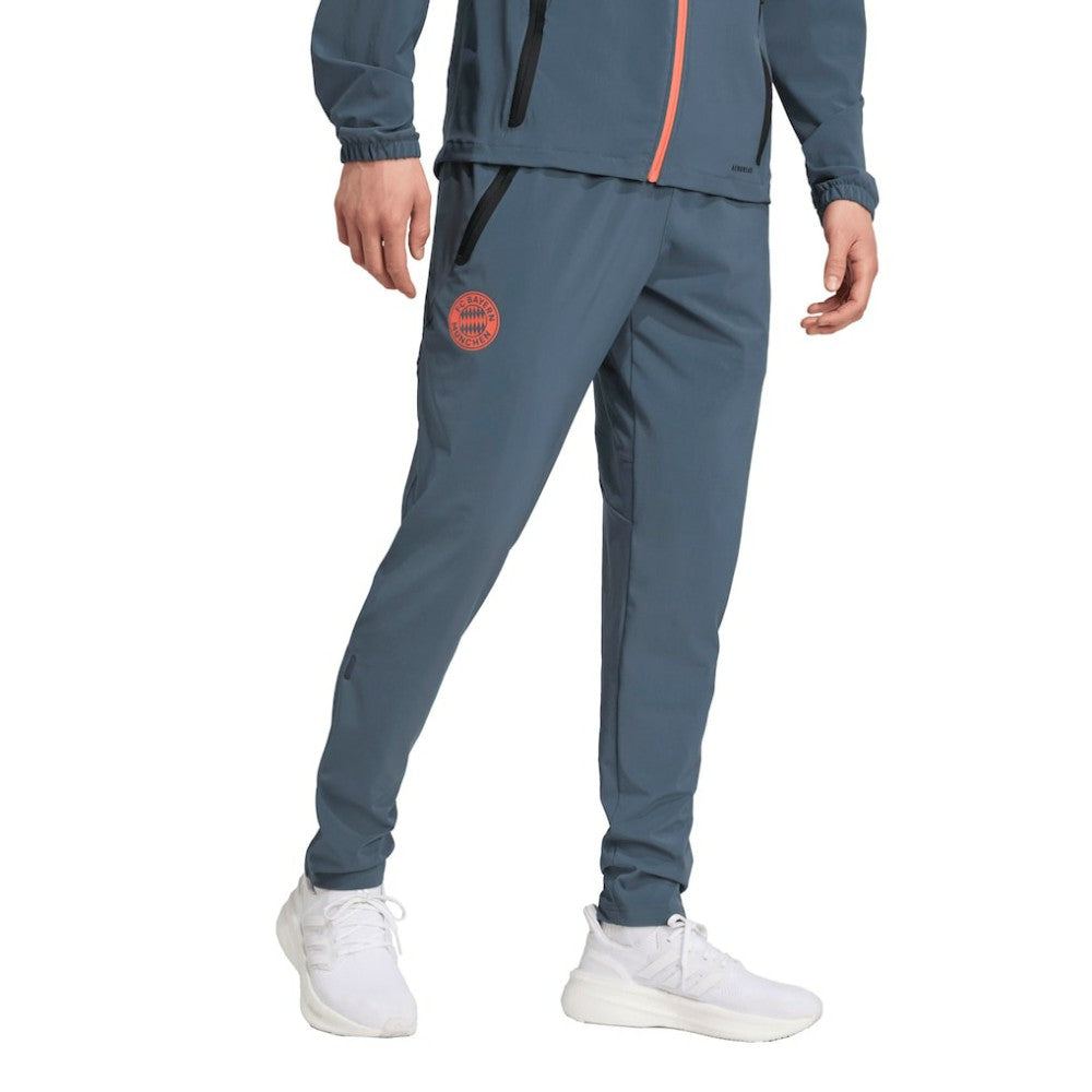 Bayern Munich 2025/26 Tiro Vis Tech AEROREADY Travel Pants - Adidas Gray