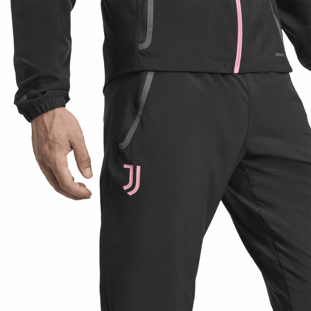 Juventus 2025/26 Tiro Vis Tech AEROREADY Travel Pants - Adidas Black