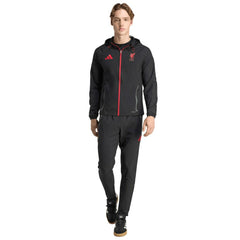 Liverpool 2025/26 Tiro Vis Tech Travel Jacket - Adidas Black