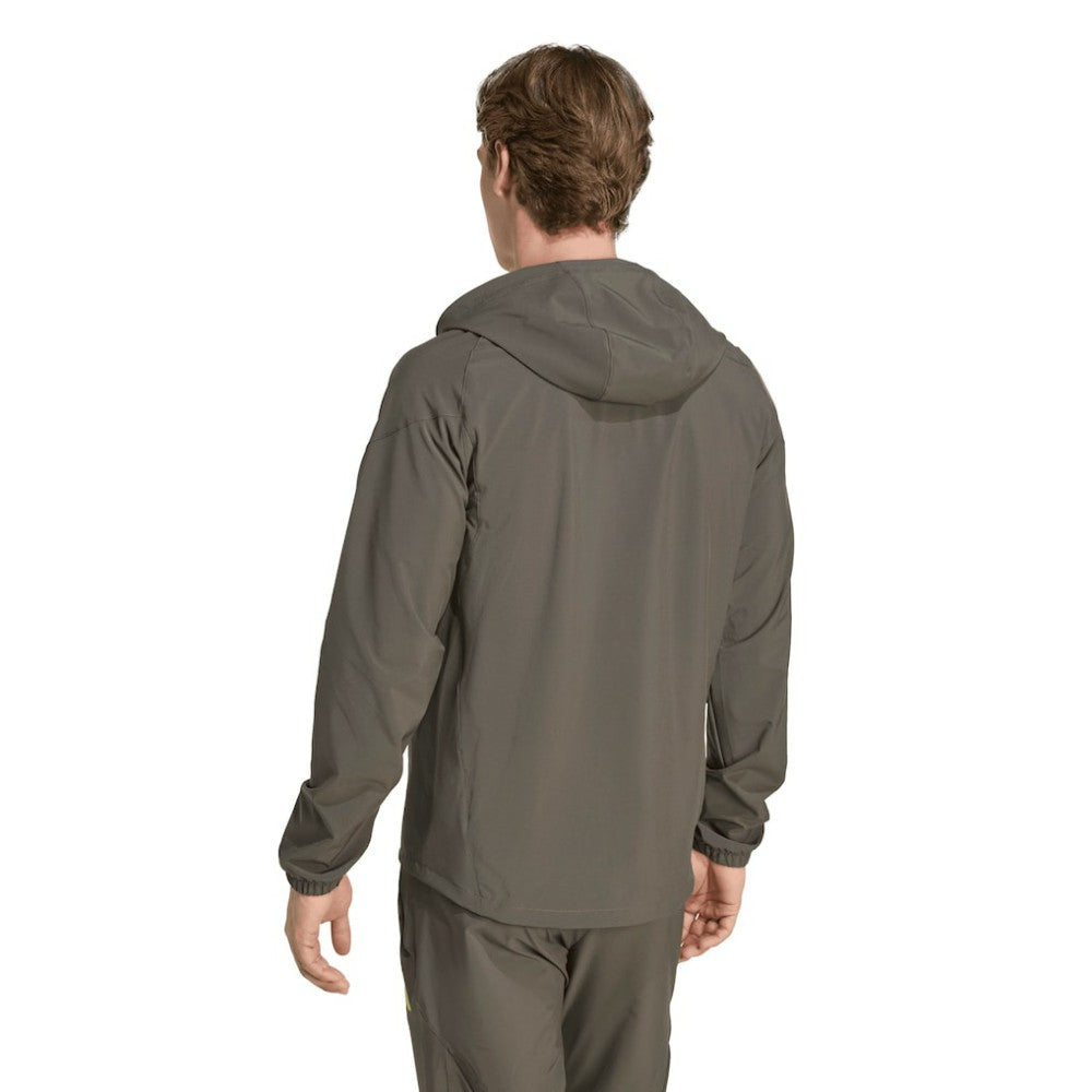 Real Madrid 2025/26 Tiro Vis Tech Travel Jacket - Adidas Olive
