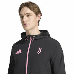 Juventus 2025/26 Tiro Vis Tech Travel Jacket - Adidas Black