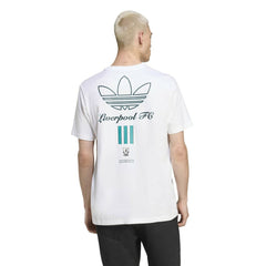 Liverpool Terrace Icons Collection Graphic T-Shirt - Adidas White