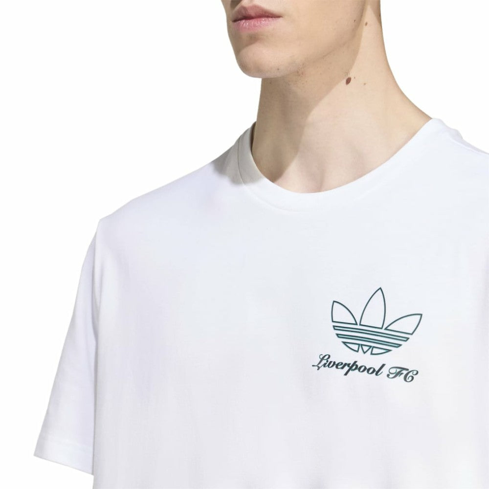 Liverpool Terrace Icons Collection Graphic T-Shirt - Adidas White