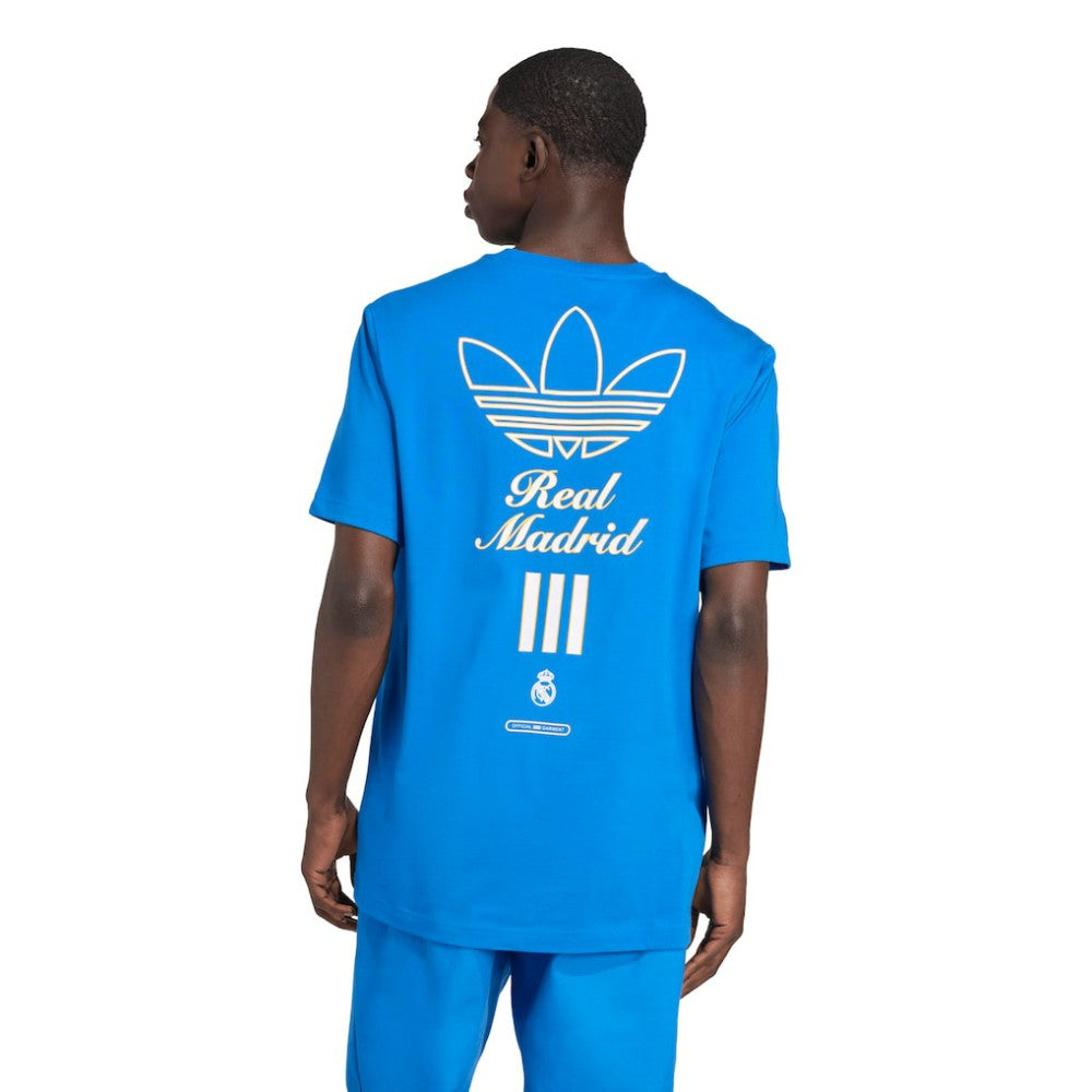 Real Madrid Terrace Icons Collection Graphic T-Shirt - Adidas Blue