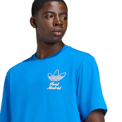 Real Madrid Terrace Icons Collection Graphic T-Shirt - Adidas Blue