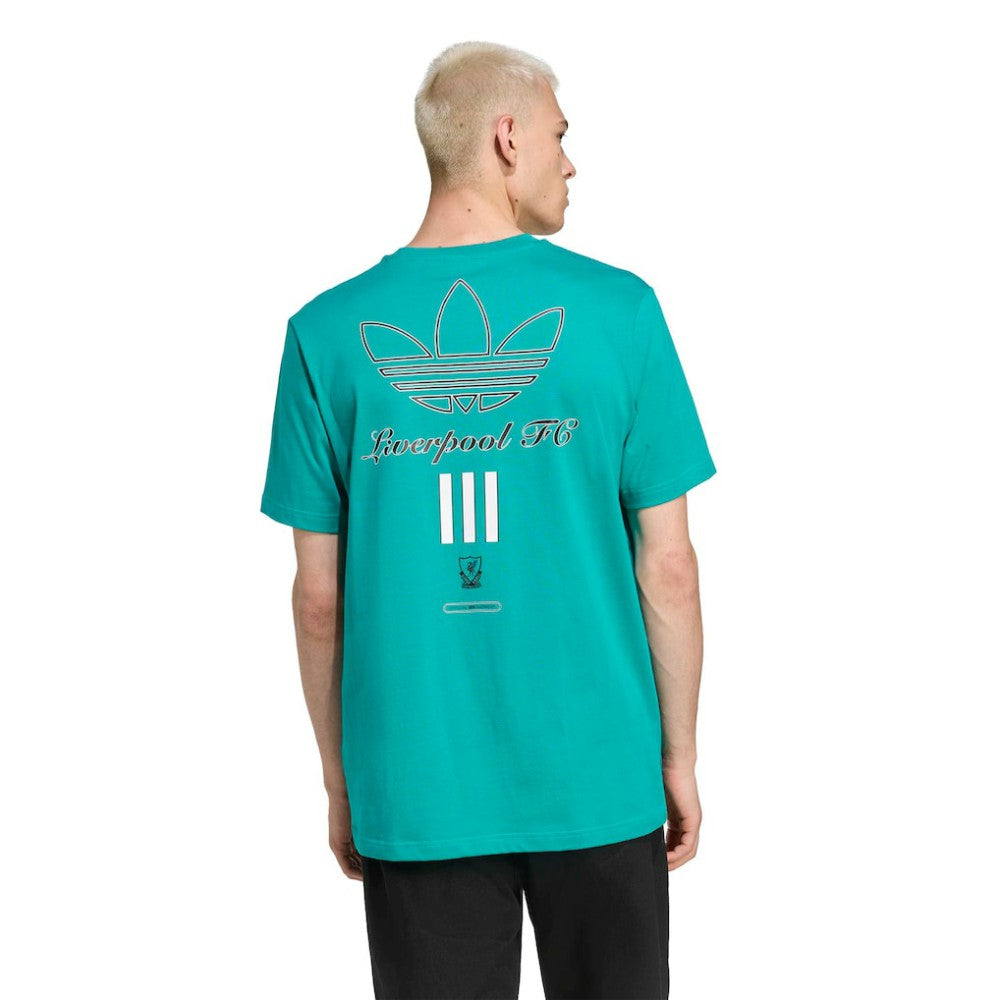 Liverpool Terrace Icons Collection Graphic T-Shirt - Adidas Green