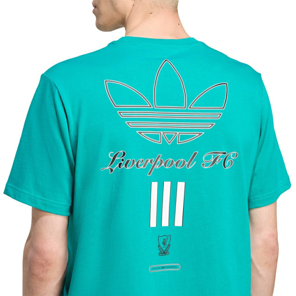 Liverpool Terrace Icons Collection Graphic T-Shirt - Adidas Green