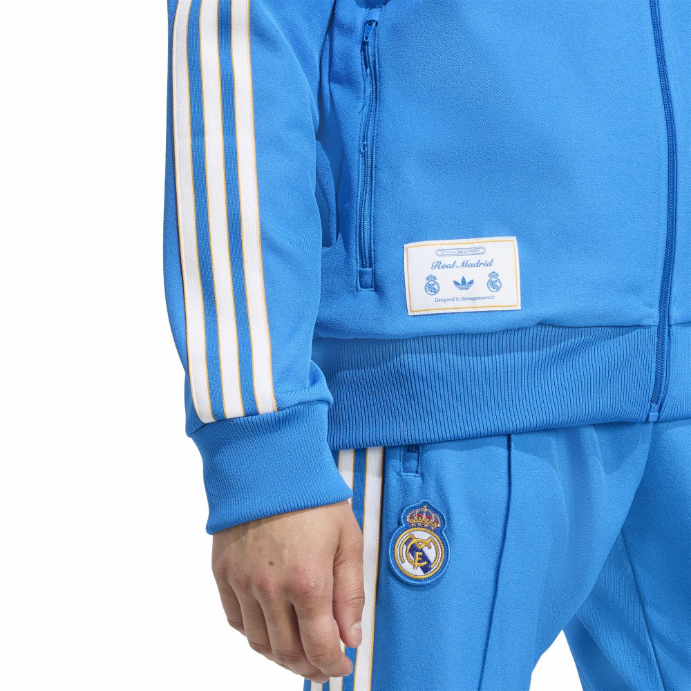 Real Madrid Terrace Icons Full-Zip Track Jacket - Adidas Blue