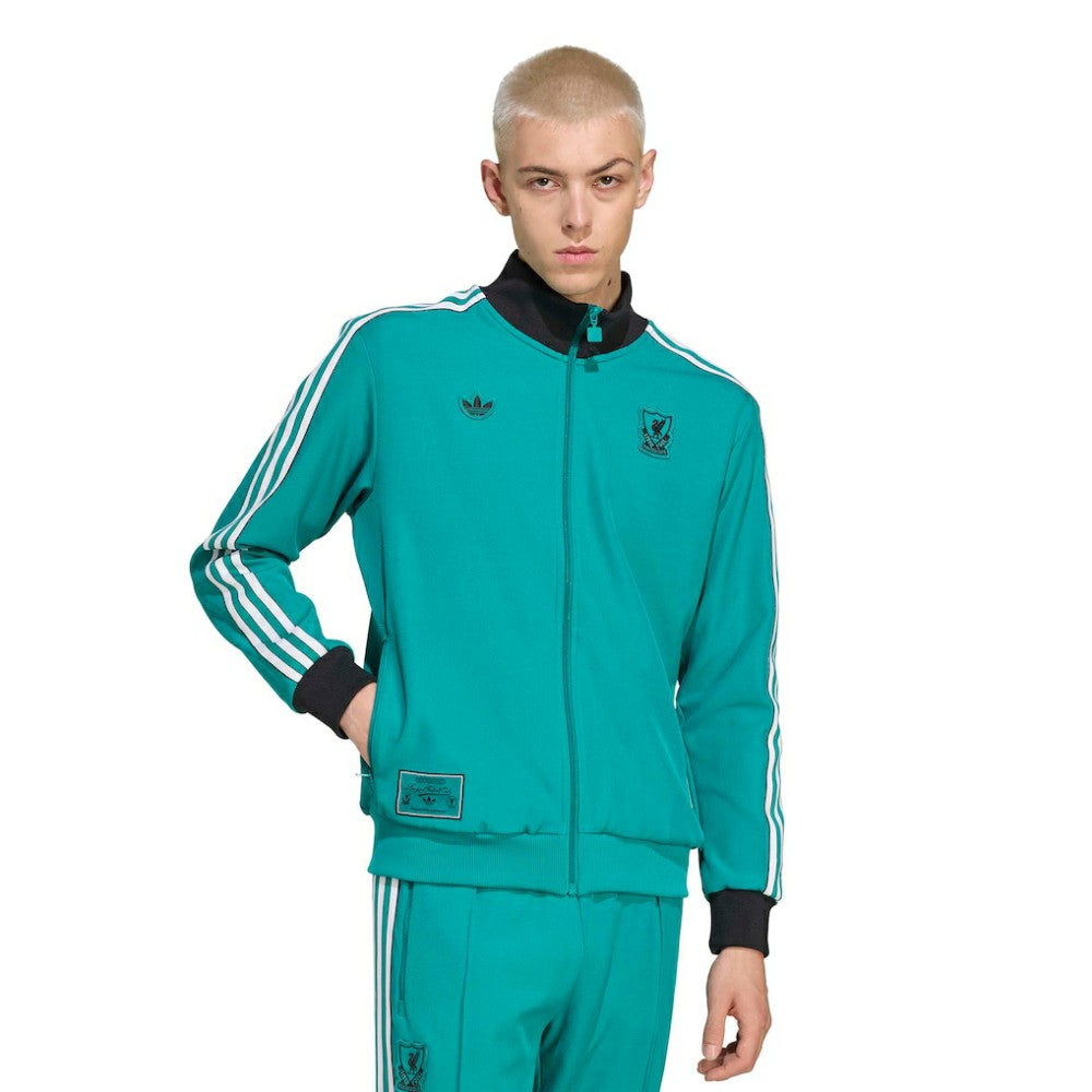 Liverpool Terrace Icons Full-Zip Track Jacket - Adidas Green