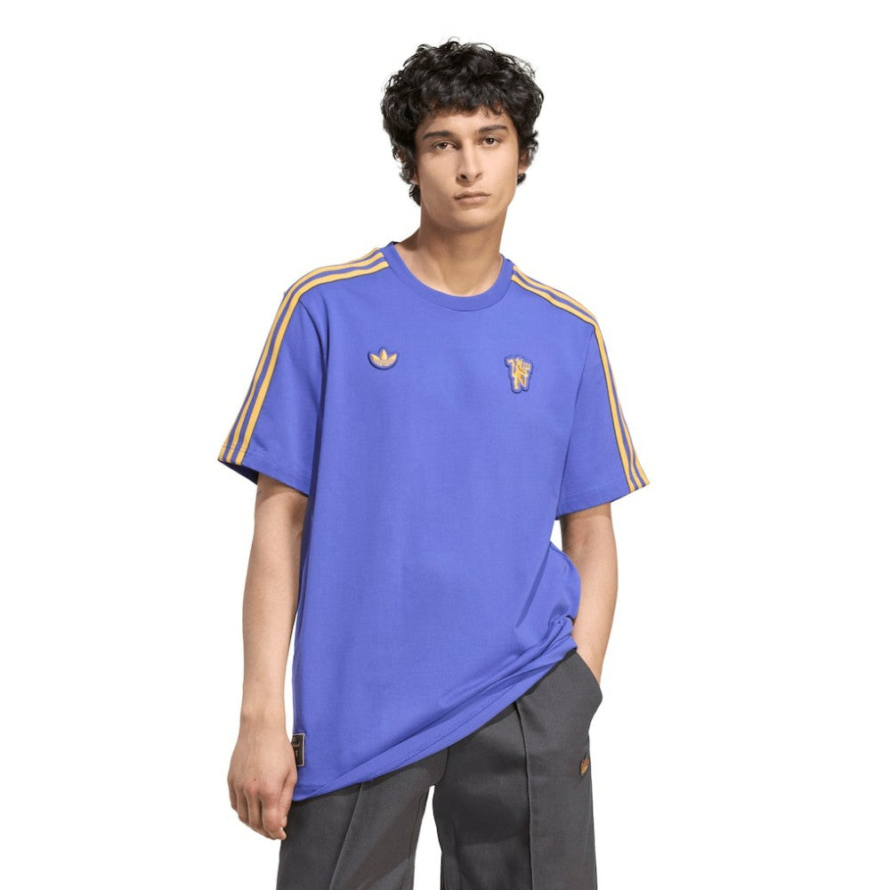 Manchester United Terrace Icons T-Shirt - Adidas Purple