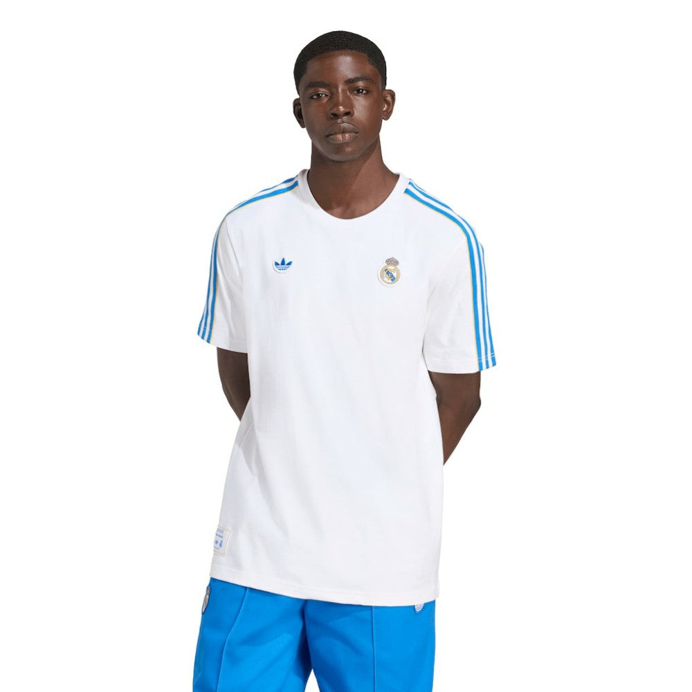 Real Madrid Terrace Icons T-Shirt - Adidas White
