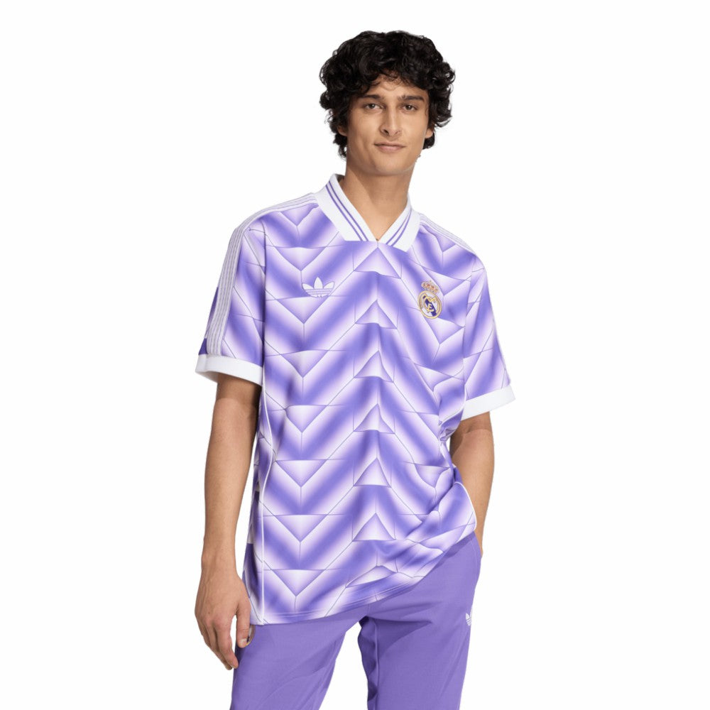 Real Madrid Unisex Lifestyler Fashion Jersey - Adidas Purple
