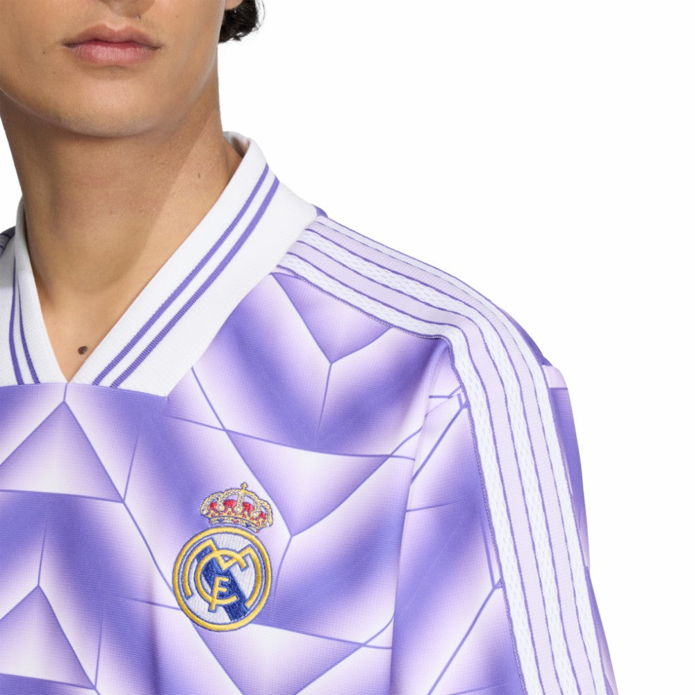 Real Madrid Unisex Lifestyler Fashion Jersey - Adidas Purple