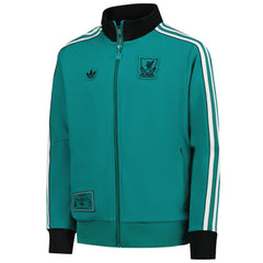 Liverpool Youth Terrace Icons Full-Zip Track Jacket - Adidas Green