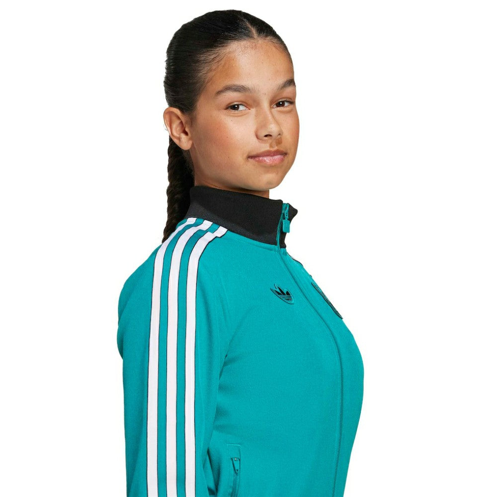 Liverpool Youth Terrace Icons Full-Zip Track Jacket - Adidas Green