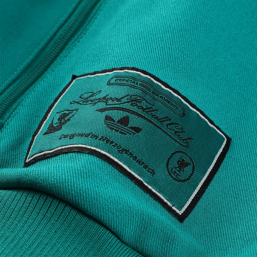 Liverpool Youth Terrace Icons Full-Zip Track Jacket - Adidas Green