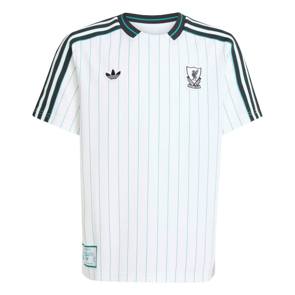Liverpool Youth Terrace Icons Fashion Jersey - Adidas White
