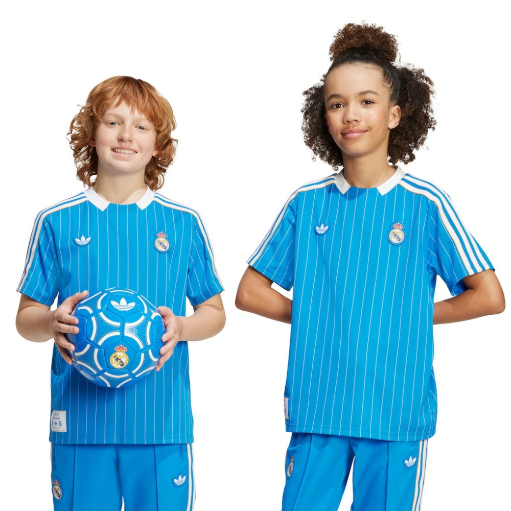 Real Madrid Youth Terrace Icons Jersey - Adidas Blue