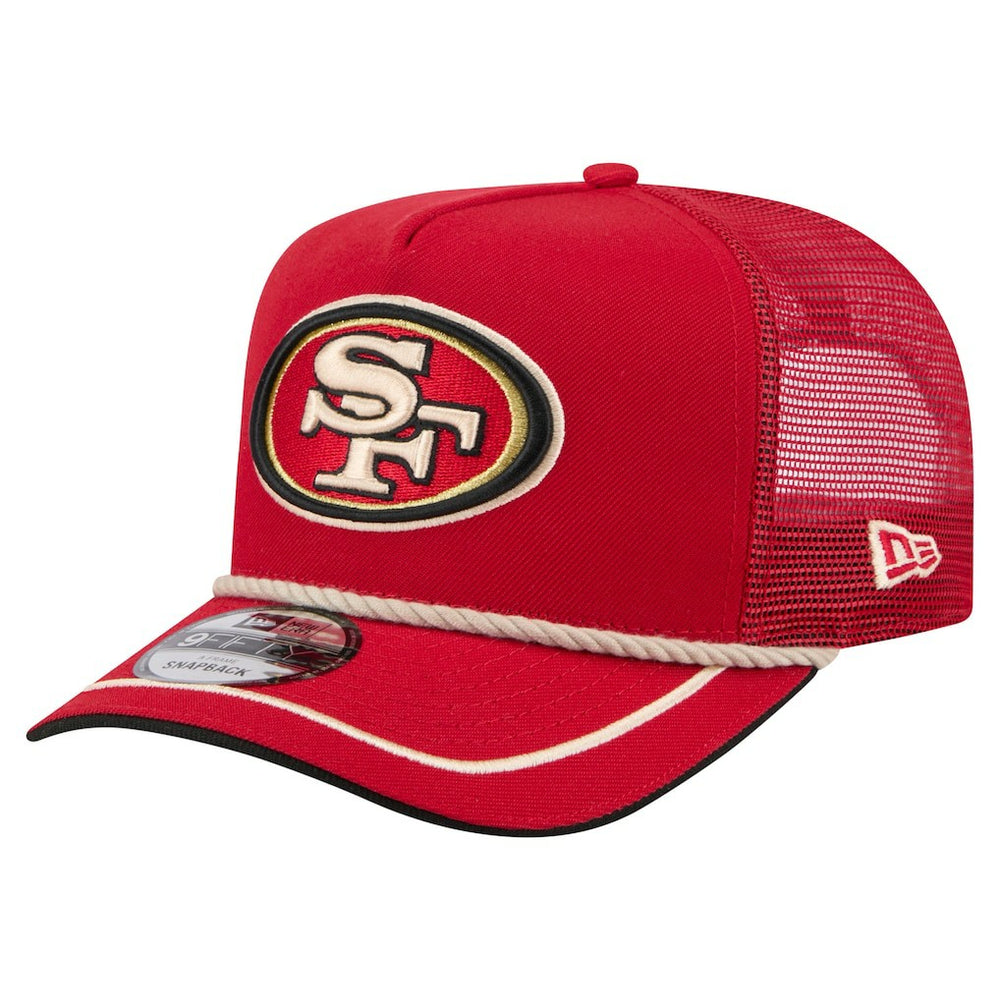 Vintage Team Rope A-Frame Trucker 9FIFTY Snapback Hat - San Francisco 49ers