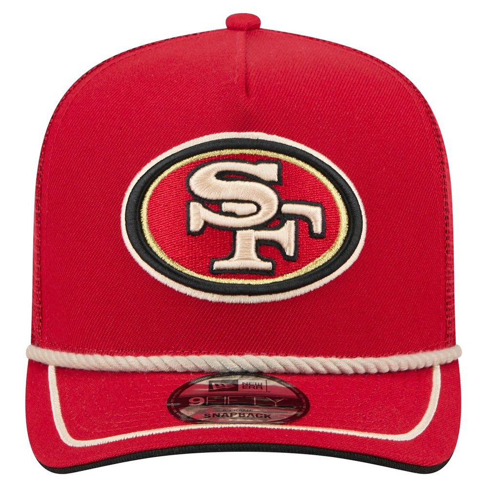 Vintage Team Rope A-Frame Trucker 9FIFTY Snapback Hat - San Francisco 49ers