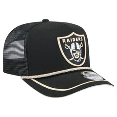 Vintage Team Rope A-Frame Trucker 9FIFTY Snapback Hat - Las Vegas Raiders