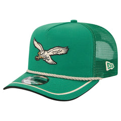 Vintage Team Rope A-Frame Trucker 9FIFTY Snapback Hat - Philadelphia Eagles