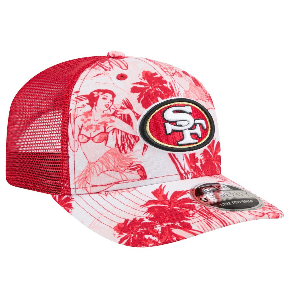 Hula 9SEVENTY Adjustable Trucker Hat - San Francisco 49ers