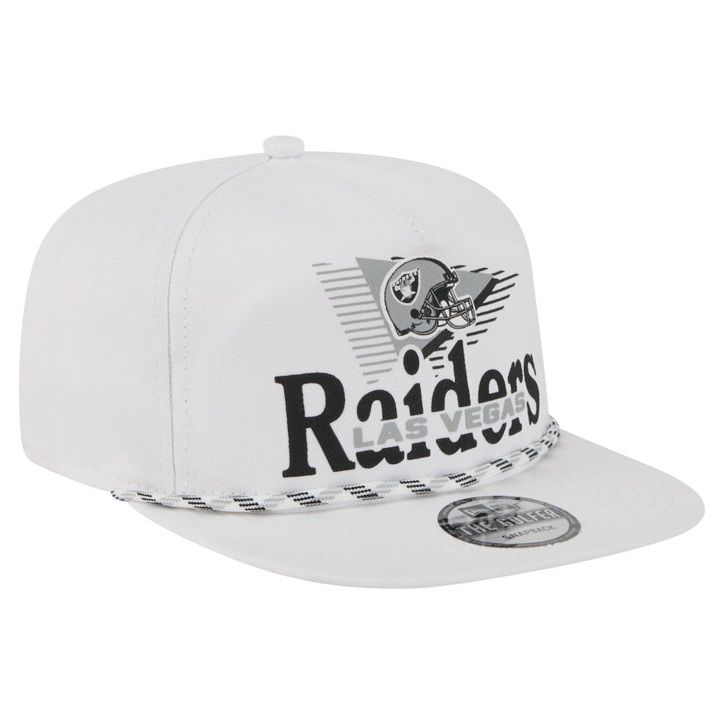 Collide Golfer Snapback Hat - Las Vegas Raiders