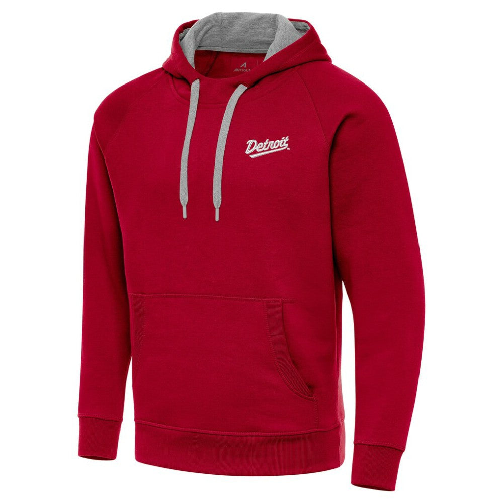 NHL Red Detroit Red Wings Antigua 2025 NHL Stadium Series Victory Pullover Hoodie