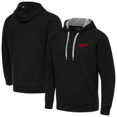 NHL Black Detroit Red Wings Antigua 2025 NHL Stadium Series Victory Pullover Hoodie