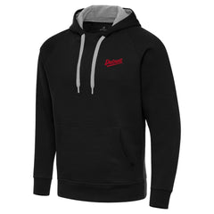 NHL Black Detroit Red Wings Antigua 2025 NHL Stadium Series Victory Pullover Hoodie