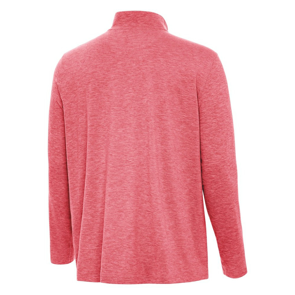 NHL Heather Red Detroit Red Wings Antigua 2025 NHL Stadium Series Hunk Quarter-Zip Jacket
