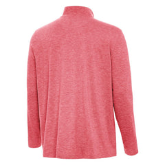NHL Heather Red Detroit Red Wings Antigua 2025 NHL Stadium Series Hunk Quarter-Zip Jacket