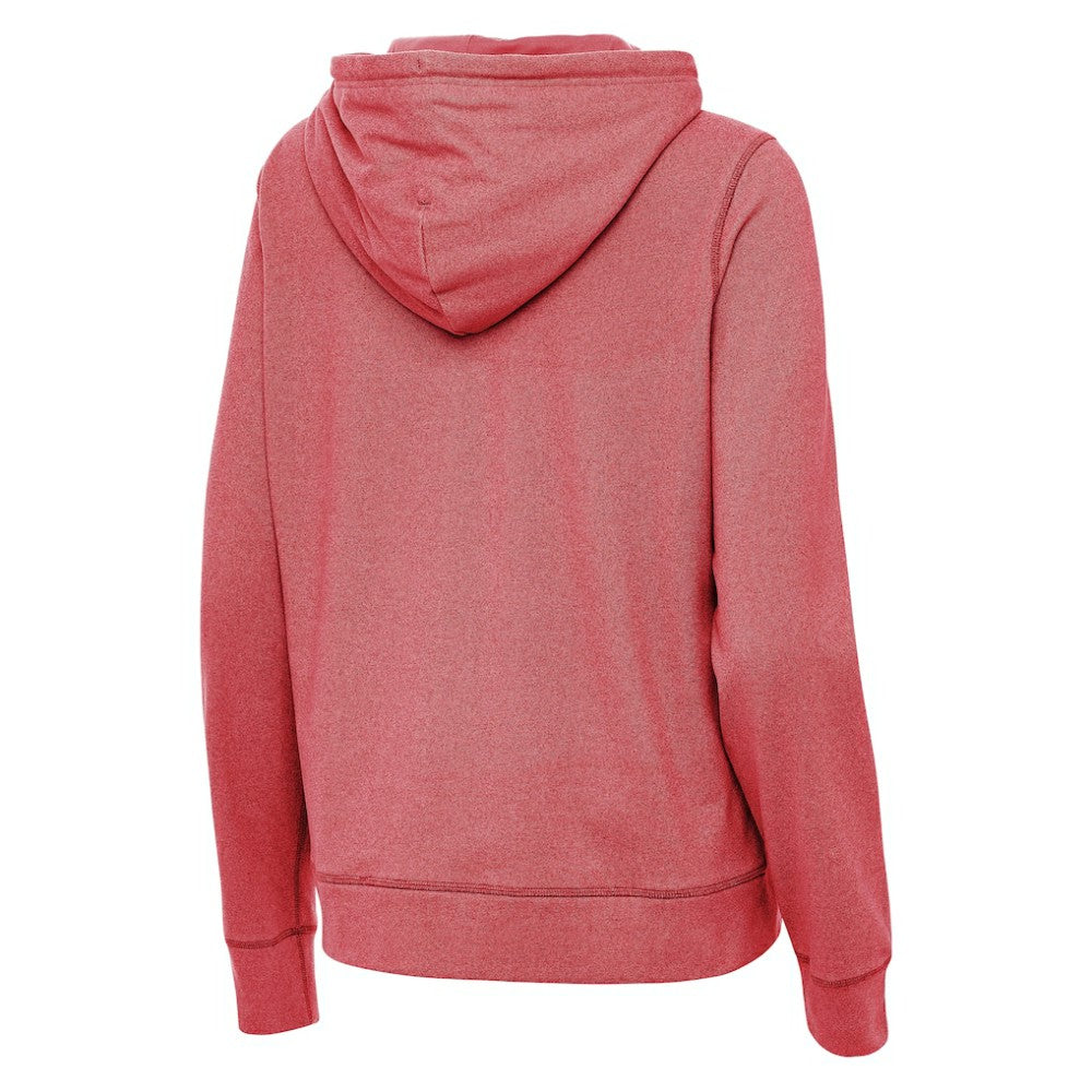 NHL Heather Red Detroit Red Wings Antigua Women's 2025 NHL Stadium Series Justice Pullover Hoodie