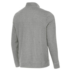 NHL Heather Black Detroit Red Wings Antigua 2025 NHL Stadium Series Subtle Quarter-Zip Top