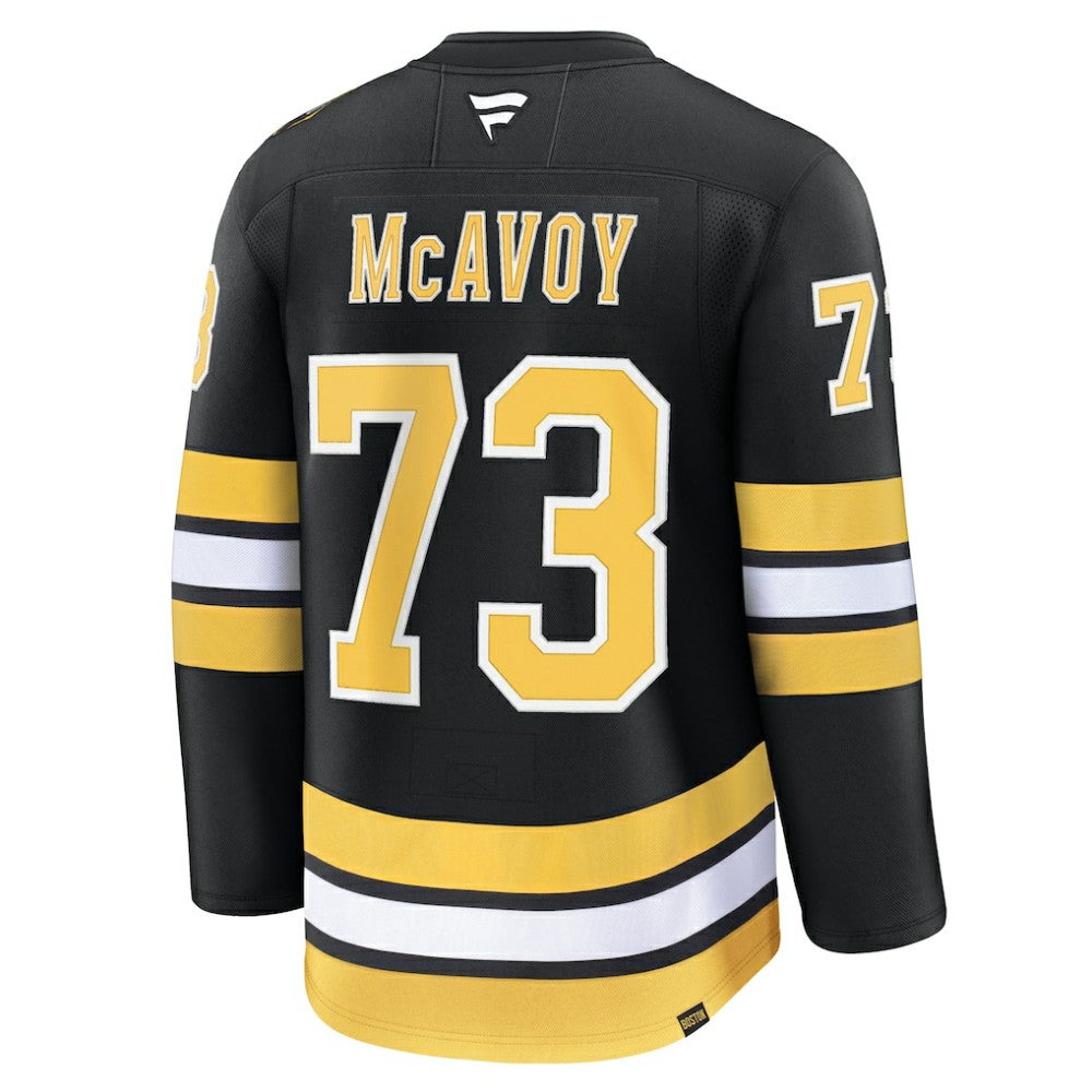 NHL Black Charlie McAvoy Boston Bruins Fanatics Home Premium Player Jersey