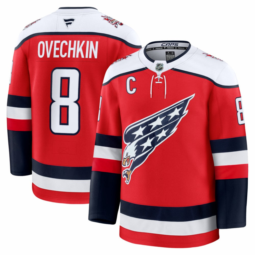 NHL Red Alexander Ovechkin Washington Capitals Fanatics Alternate Premium Player Jersey